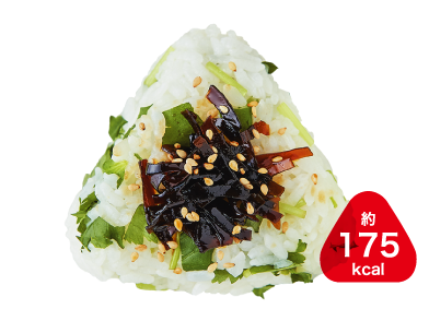 三つ葉と昆布のおにぎり