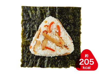 きんぴらごぼうおにぎり