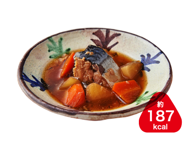 サバ缶と大根の煮物